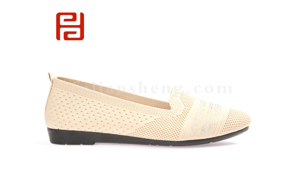 福连升春款女士轻便透气浅口妈妈鞋休闲单鞋图片