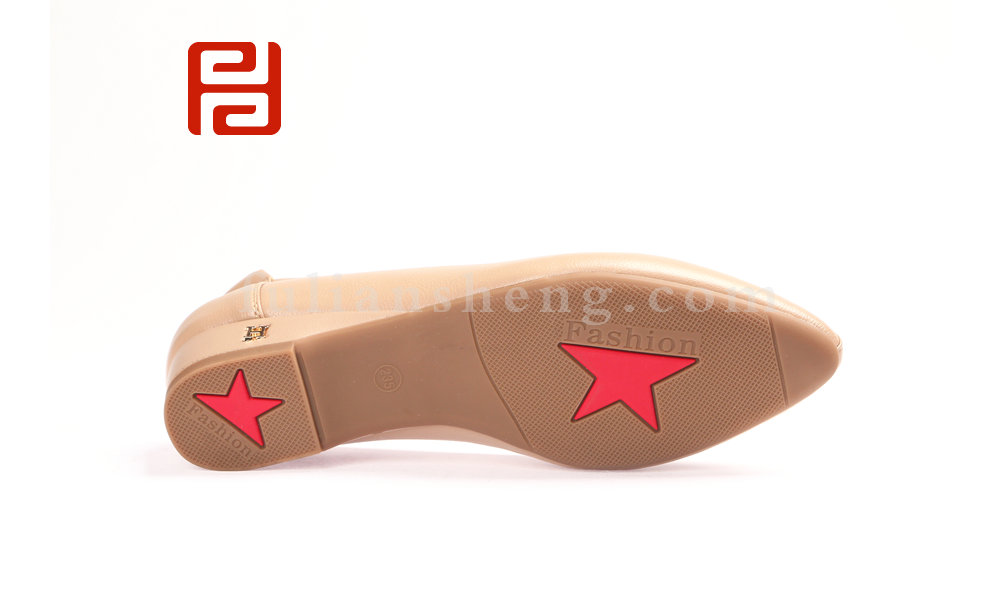 福连升休闲商务女鞋防水布鞋坡跟软底工装鞋20春图片