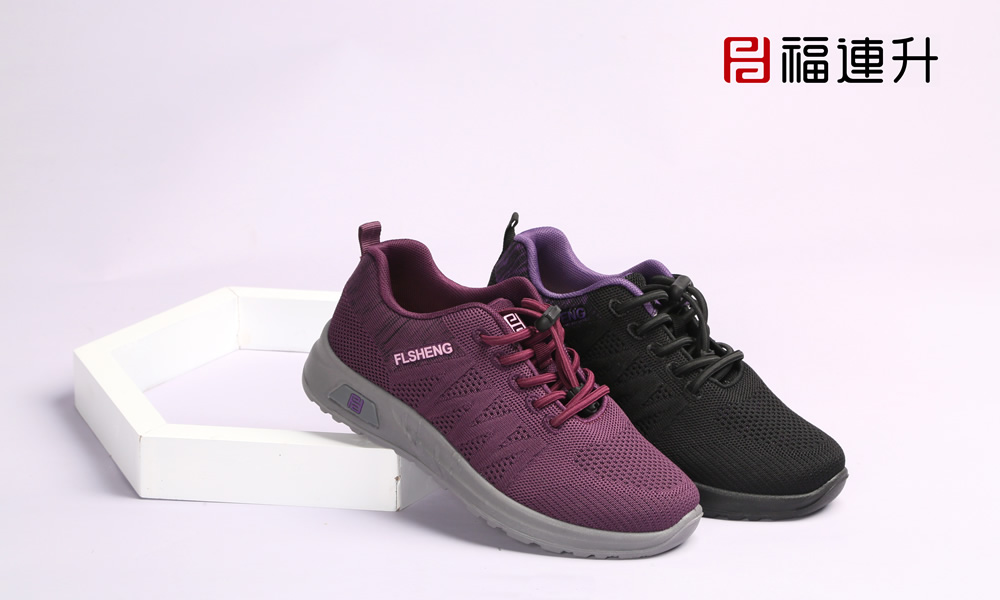 福连升2020春运动休闲轻便透气女鞋中老年健步鞋图片