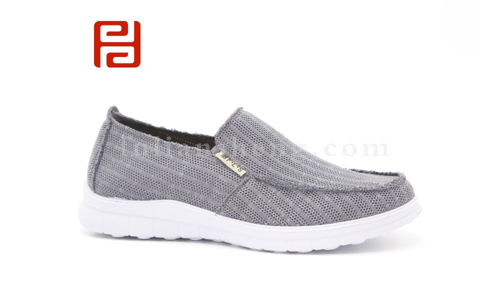 福连升老北京布鞋男休闲飞织透气棉麻一脚蹬懒人男鞋图片