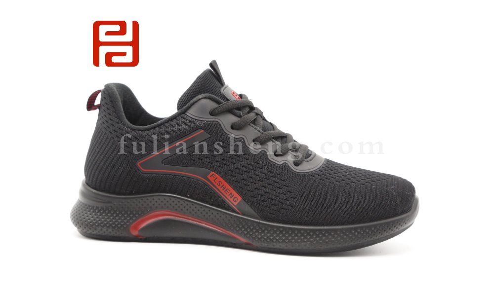 福连升休闲鞋女鞋冬季新款飞织舒适保暖健步鞋图片