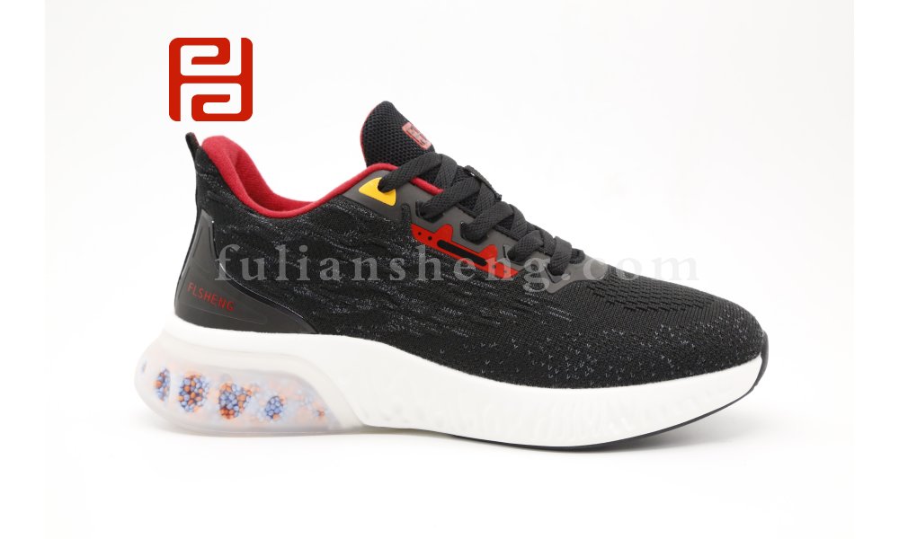 福连升休闲鞋跑步鞋男鞋轻便气垫减震舒适运动鞋图片