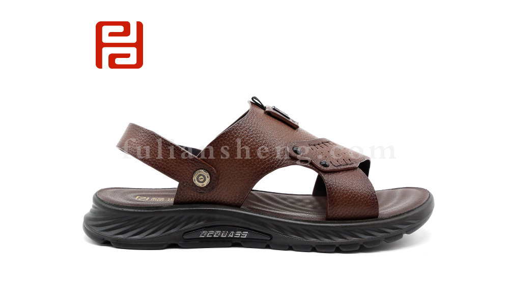 福连升夏季凉鞋手工缝线男士拖鞋凉拖鞋子