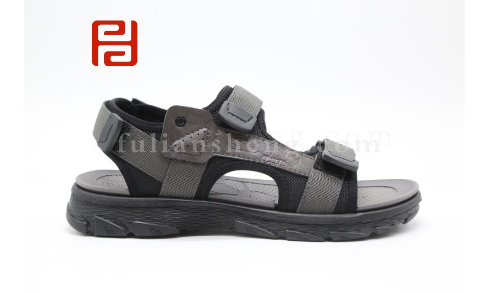 福连升夏季凉鞋男鞋手缝凉拖软底舒适鞋子