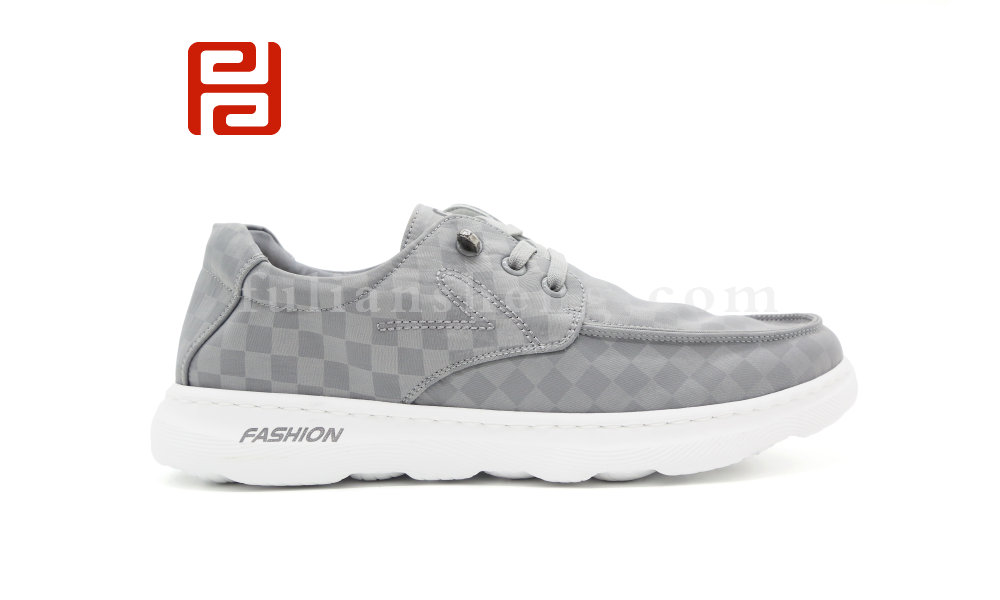 福连升秋季新款舒适休闲棋盘格超轻男单鞋板鞋老北京布鞋