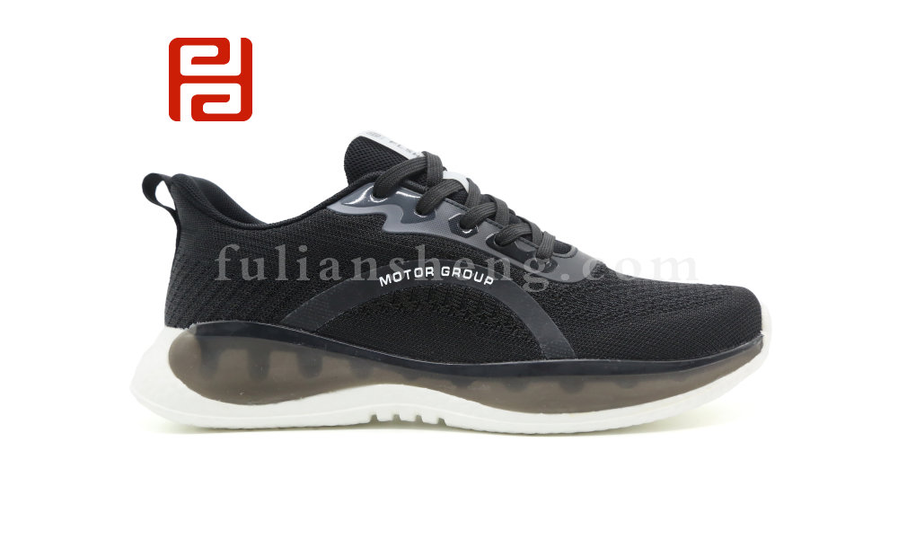 福连升秋季快乐运动女鞋朦幻纱面料爆米花鞋底