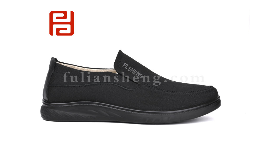 福连升春秋男款单鞋休闲舒适养生中老年鞋