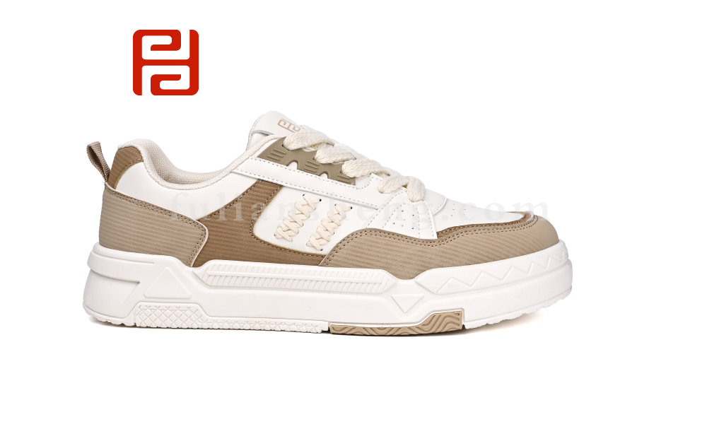 福连升春秋季休闲潮流板鞋男鞋舒适轻便单鞋