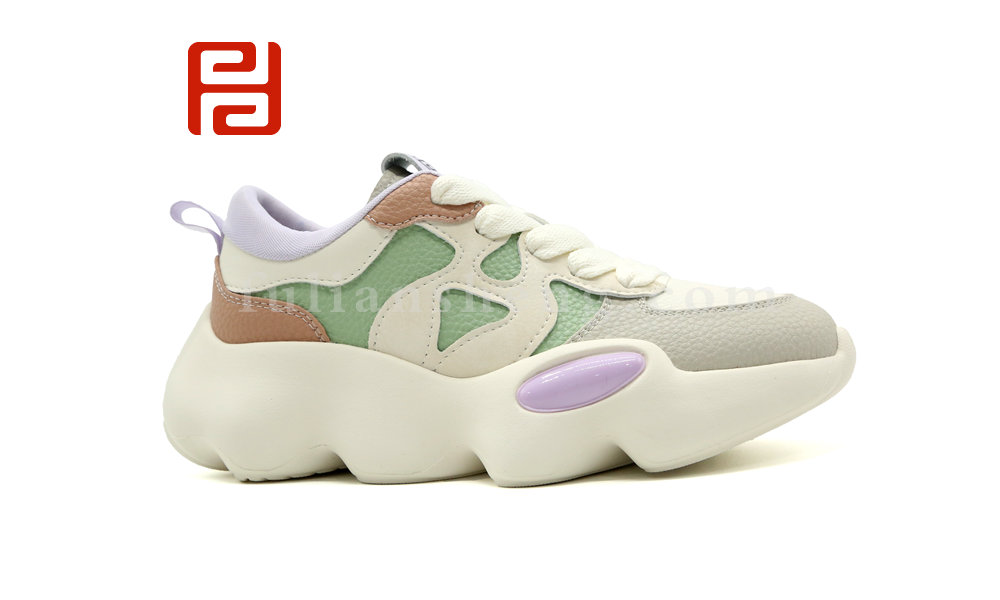 福连升春秋女鞋单鞋时尚运动厚底鞋子