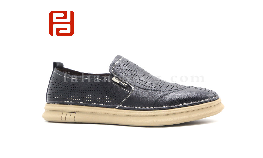 福连升夏季男鞋轻松工作商务鞋