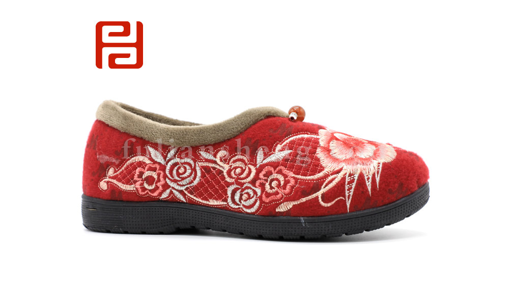 福连升冬季新款中国风尚老北京布鞋汉唐风韵汉舞鞋