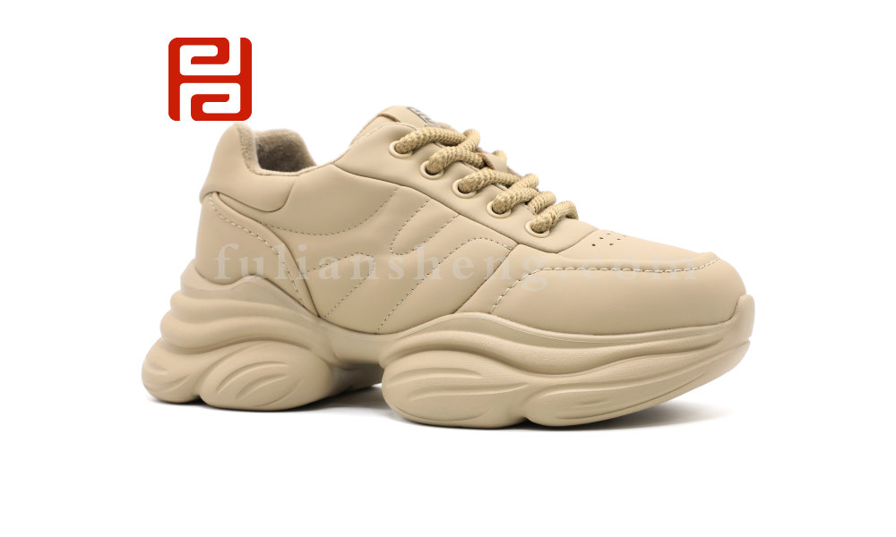 福连升冬季新款运动生活女鞋时尚运动老爹鞋