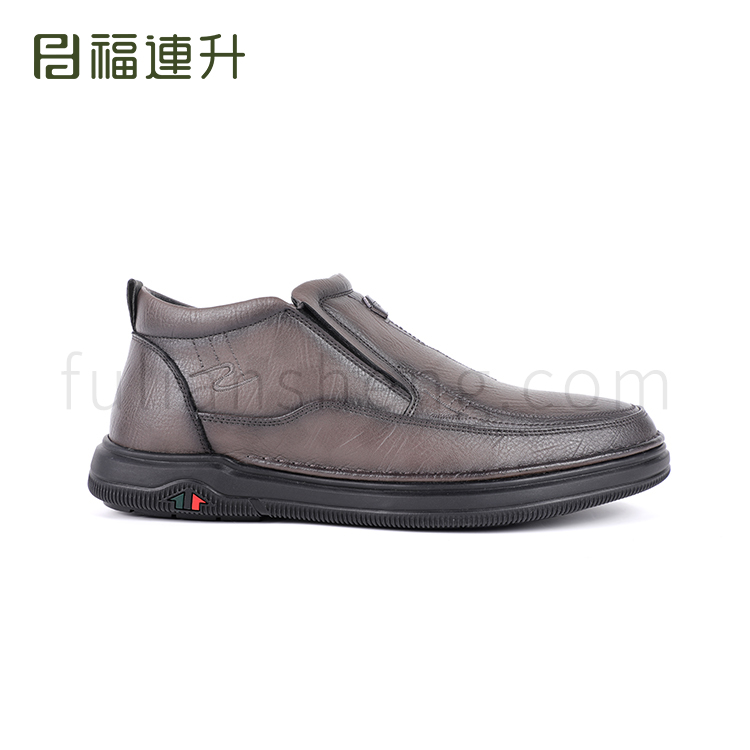福连升冬季新款商务休闲绅士男鞋