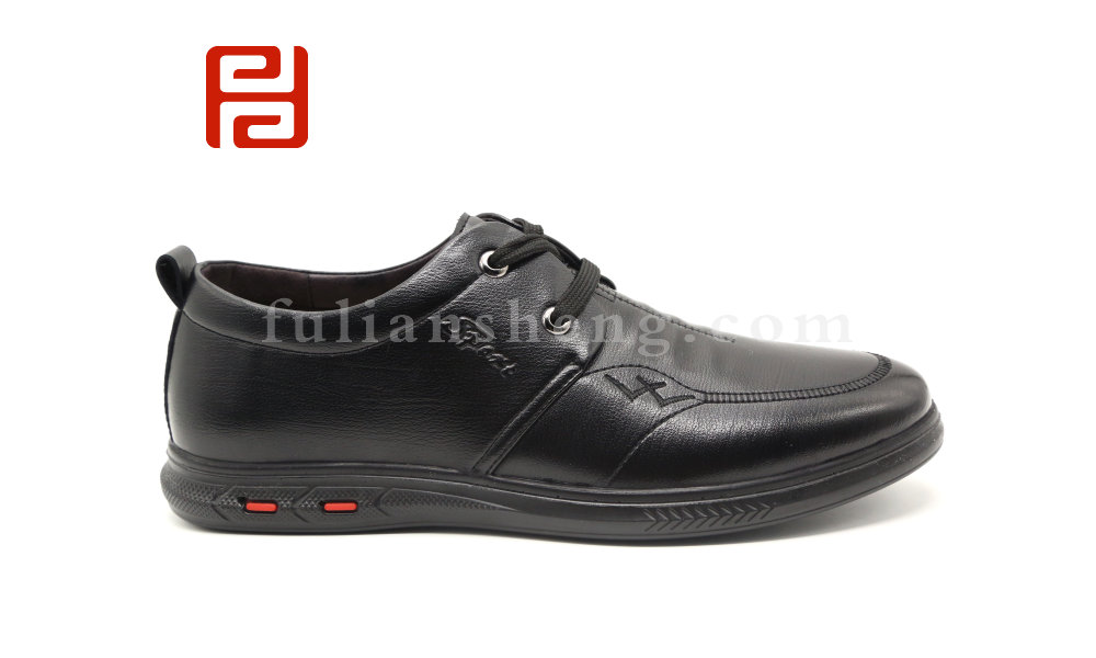 福连升休闲商务男鞋通勤正装透气舒适百搭英伦风工作鞋