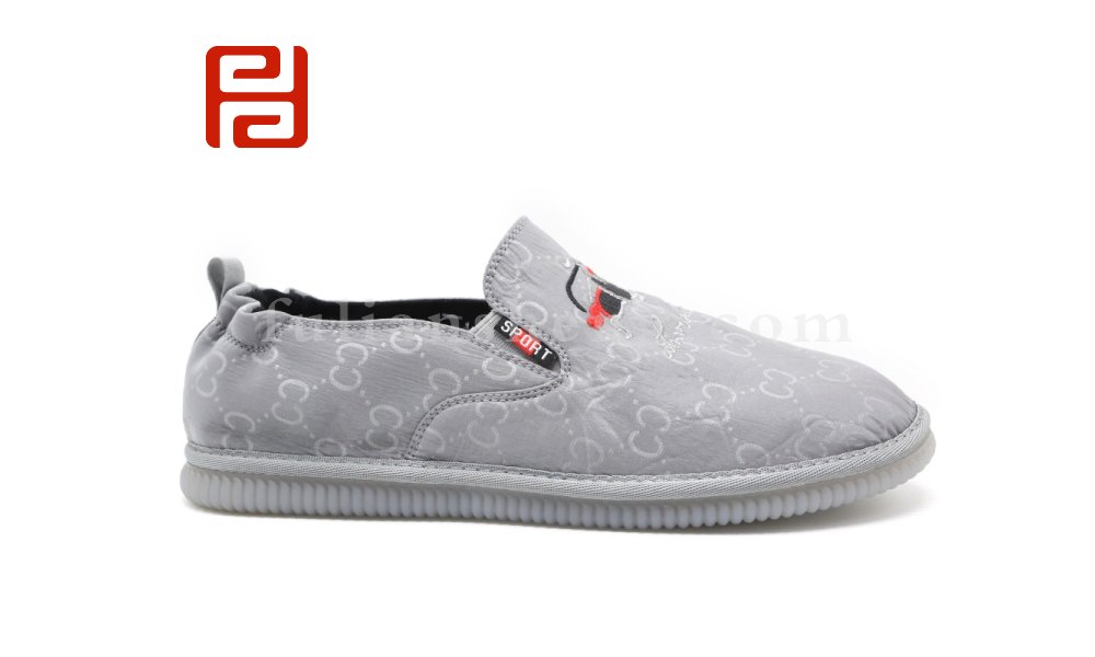 福连升老北京布鞋休闲板鞋一脚蹬社会鞋黑色平底男鞋图片