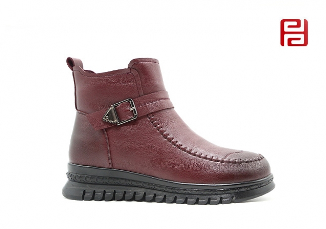 福连升冬季保暖舒适羊毛鞋女鞋老北京布鞋