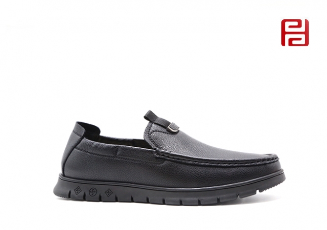 福连升秋季新款商务休闲豆豆鞋商务男鞋