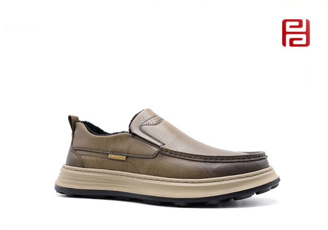 福连升冬季新款轻松工作男鞋商务休闲商务鞋