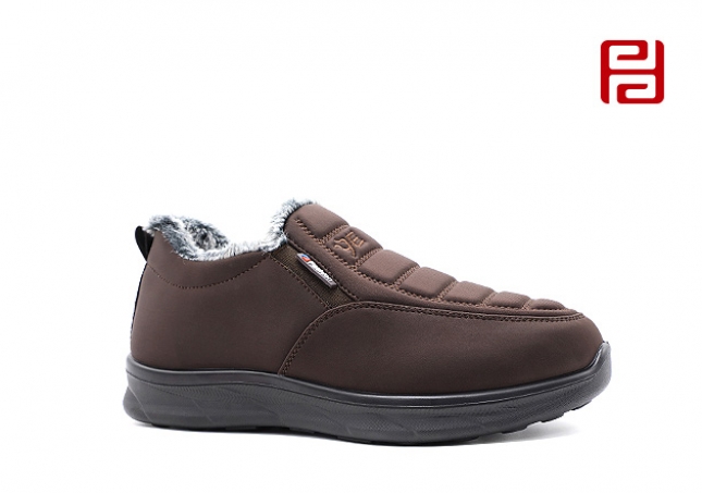 福连升冬季新款休闲生活男鞋舒适休闲养生鞋