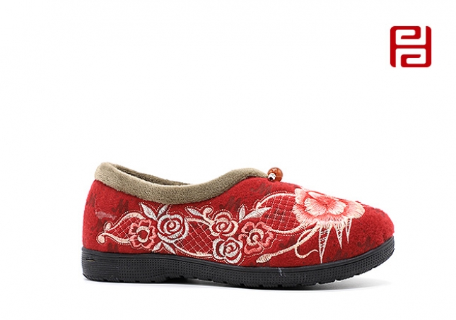 福连升冬季新款中国风尚老北京布鞋汉唐风韵汉舞鞋