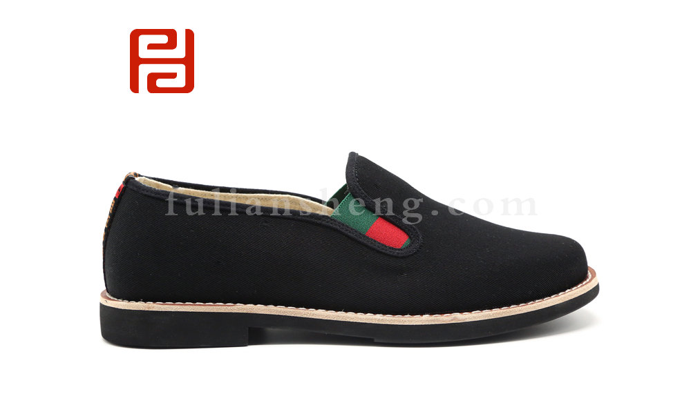 福连升老北京布鞋礼服呢橡胶发泡鞋底棉麻养生鞋垫男鞋